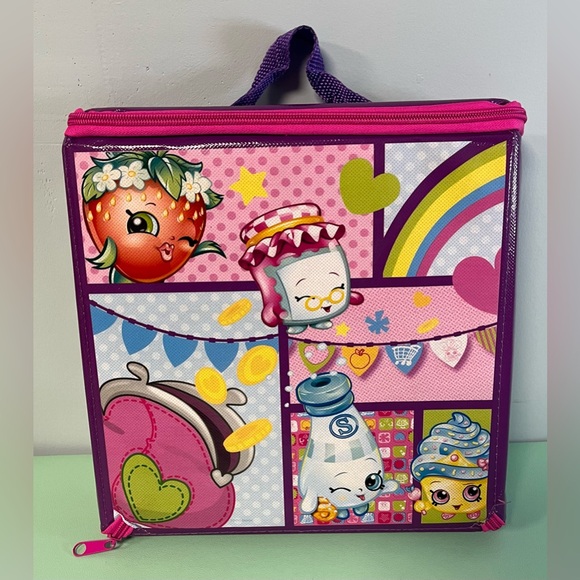 Shopkins toy carrying case with handle, toy storage, collections storage - Picture 3 of 7